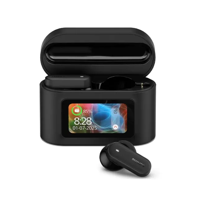 【Philips 飛利浦】TAT6000 PRO 智能觸控螢幕藍牙耳機 (公司貨保證)