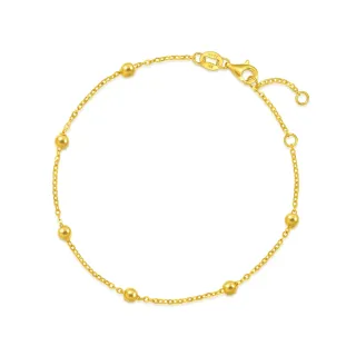 【點睛品】小圓珠O字鍊 黃金手鍊_計價黃金