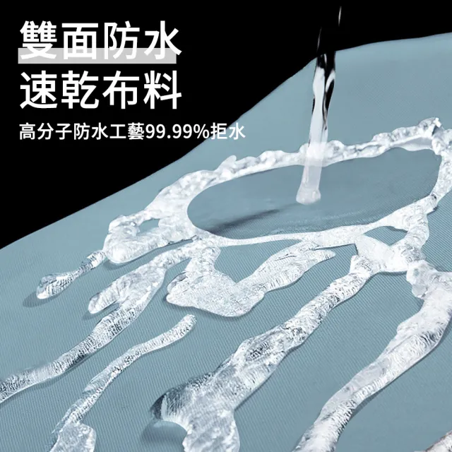 【The rare】加厚防水防霉浴簾180x200cm(乾溼分離/浴室窗簾/隔斷簾/免鑽孔/附掛環)
