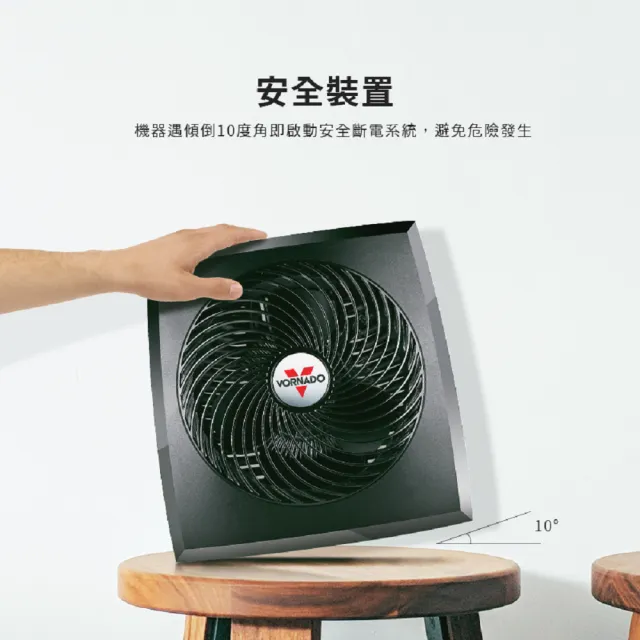【VORNADO 沃拿多】空氣循環電暖器PVH-TW(開機即熱 運轉安靜 快速送達)