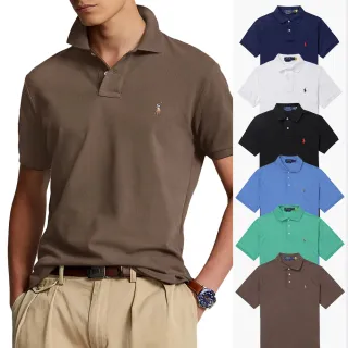 【RALPH LAUREN】RL POLO 經典刺繡小馬透氣短袖POLO衫 上衣-多色選(PIMA棉/平輸品/)