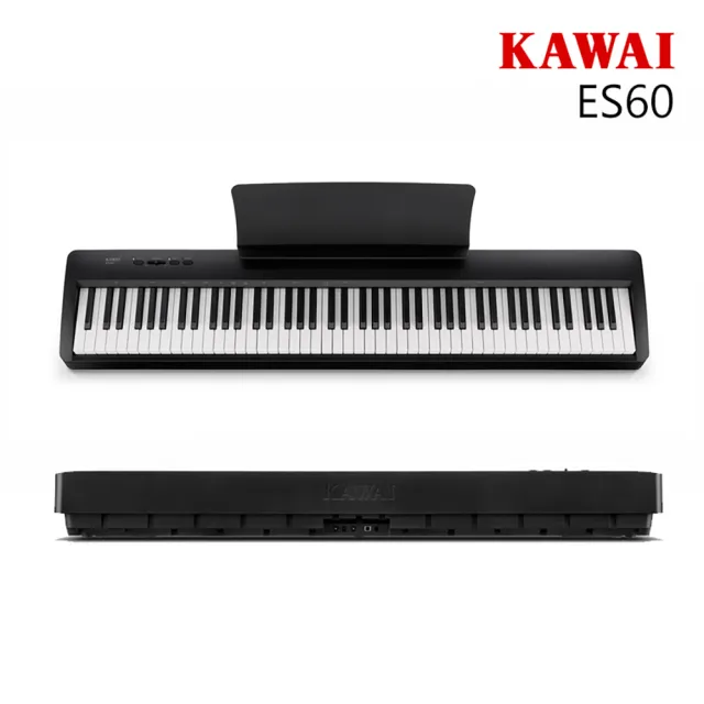 【KAWAI 河合】ES60 88鍵 電鋼琴 原廠琴椅(送保固3年/耳機/鋼琴保養油)