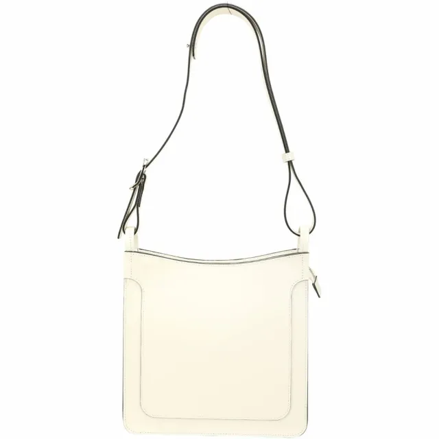 【LONGCHAMP】Le Foulonne S Hobo 光滑牛皮肩背流浪包-米白