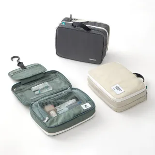 【Branden】品牌旗艦店｜旅行吊掛擴展型三層盥洗包（旅行壓縮袋・旅行收納袋・壓縮收納袋）