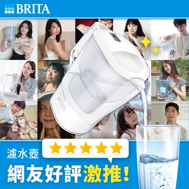 【BRITA】官方直營 Aluna 愛奴娜濾水壺+MXPRO濾芯(共1壺11芯)