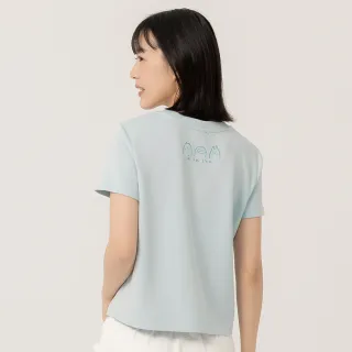 【a la sha】動物印花舒適軟Q上衣