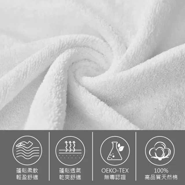 【棉花共和國】5件組 LIFE 極簡直紋吸水純棉毛巾40*76CM(高品質天然綿、OEKO-TEX無毒認證、柔軟吸水)