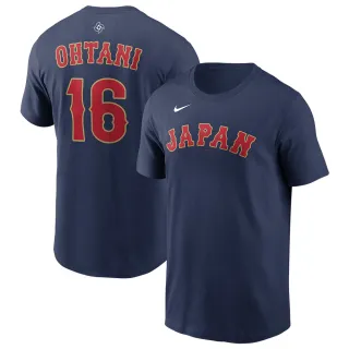 【NIKE 耐吉】NIKE WBC 球員背號短TEE-大谷翔平 棉T 上衣 #16  棒球 經典賽