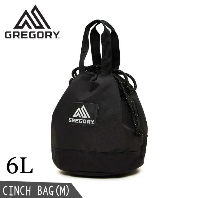 【Gregory】6L CINCH BAG M 束口兩用包《黑》130296/水桶包/側背包/隨身包/手提包