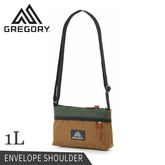 【Gregory】1L ENVELOPE SHOULDER斜背包《木屋褐》125406/側背包/休閒包