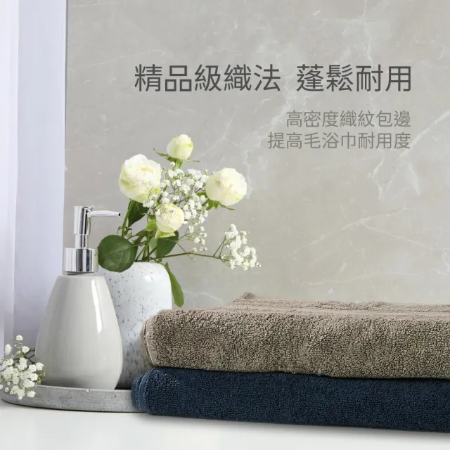 【棉花共和國】10件組 LIFE 羽織蓬韌純棉毛巾40*76CM(高品質印度純棉、高密不掉毛、柔軟吸水)