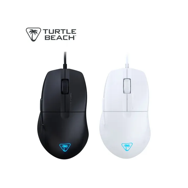 【Turtle Beach】Pure SEL 輕量化RGB有線電競滑鼠(黑/白)