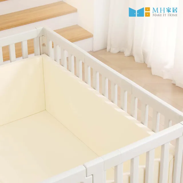 【MH 家居】4合1兒童安全城堡150x150(遊戲城堡/兒童房/兒童遊戲圍欄/爬行地墊)