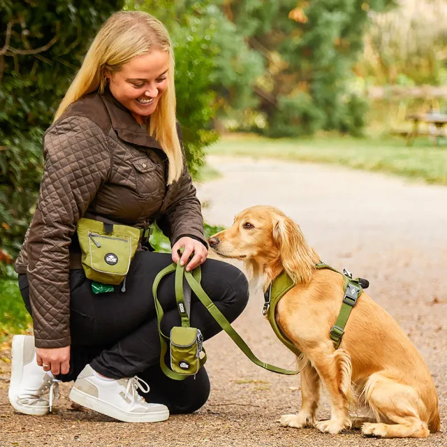 【DOG Copenhagen】丹麥犬Urban Trail 隨行包牽繩(四段式牽繩 多功能收納包)