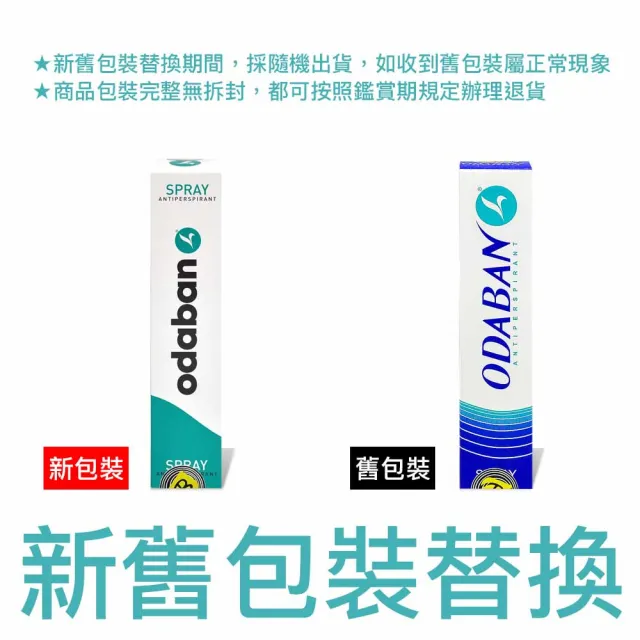 【ODABAN】優得芬 止汗噴霧劑30ml(公司貨 防偽標籤)