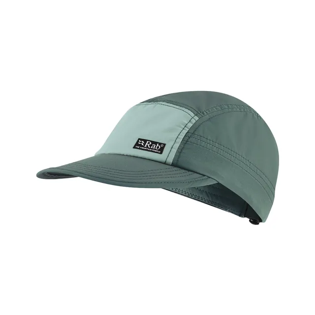 【RAB】Vista 5 Panel Cap 撞色休閒露營帽 鼠尾草/薄荷綠 #QAB66