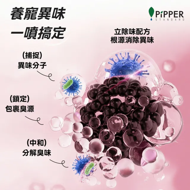【PiPPER STANDARD 沛柏】沛柏鳳梨酵素多效能清潔劑寵物專用 400ml (寵物專用10秒除臭系列/寵物多功能清潔)