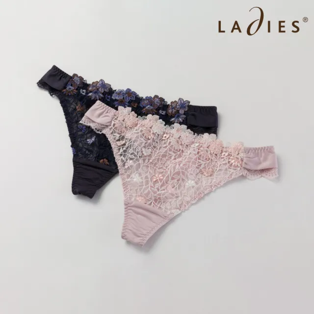 【Ladies 蕾黛絲】Trend it up Premium Q真水丁字褲 M-L(愛戀粉晶)