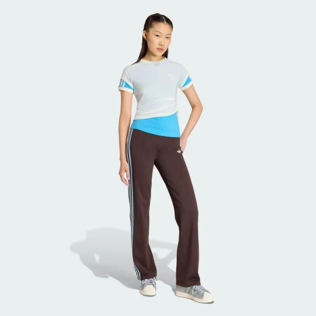 【adidas 愛迪達】運動 休閒 短袖 T恤 女上衣 LAYERED CALITEE(KW4527)