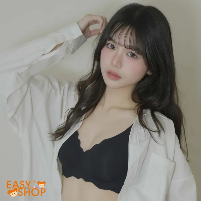 【EASY SHOP】無痕花瓣無鋼圈內衣(任選一色)