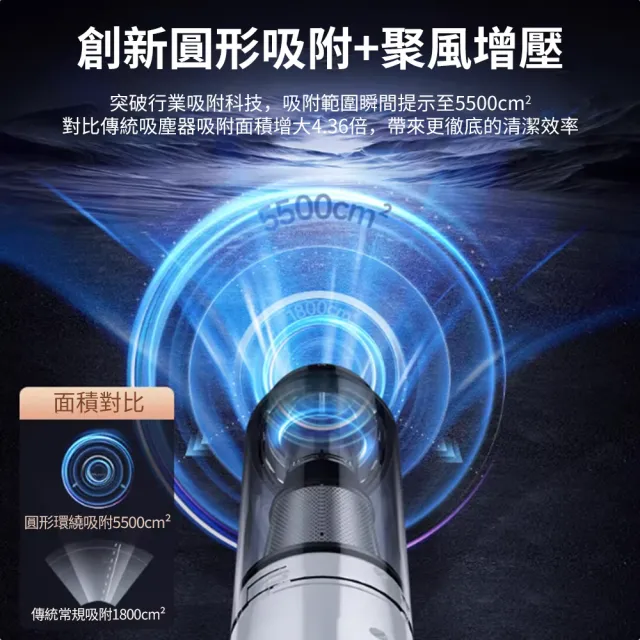 無線吸塵器 大吸力手持小型 家用床上車載用 全自動吸毛神器118000吸力 WJJ