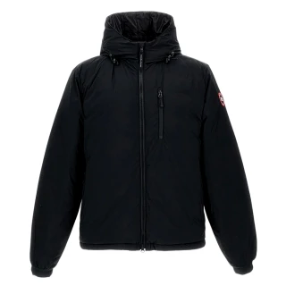 【CANADA GOOSE】男款 LODGE 連帽羽絨外套-黑色(S號、M號、L號、XL號、XXL號)