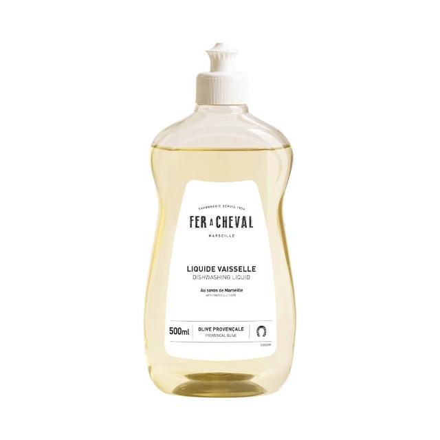 【Fer a Cheval 法拉夏】馬賽皂洗碗精 500ml(碗盤清潔 安心洗碗)