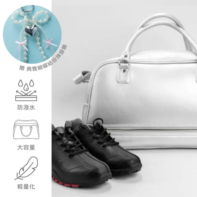 【MEGA GOLF】雪之櫻 女用高爾夫衣物袋｜獨立鞋層｜防潑水 收納袋 運動包 衣物包