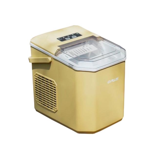 【G-PLUS 拓勤】小冰快微電腦自動製冰機 黑/白/奶油黃 單機 GP-IM01 大小冰塊 大容量儲冰(悠遊戶外)