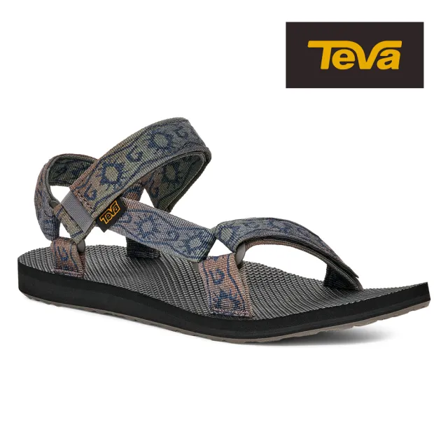 【TEVA】涼鞋 男鞋 經典緹花織帶涼鞋 雨鞋 水鞋 Original Universal Sunscape 水洗月蝕藍 TV1169377WRLS