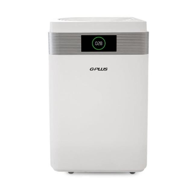 G-PLUS 拓勤 Pro 600 空氣清淨機，品牌 GPLUS，採用 HEPA 高效複合濾網及初效濾網，適用 22 坪空間，完美淨化室內空氣。機身尺寸 356x356x585mm，重量僅 10kg，噪音低至 23~48dB，功率 55W，電源 10V。顏色為白色系，產地中國，含說明書配件，保固 1 年，BSMI 許可字號 R33F86。適閤家庭辦公使用，提供高效過濾與安靜環境。