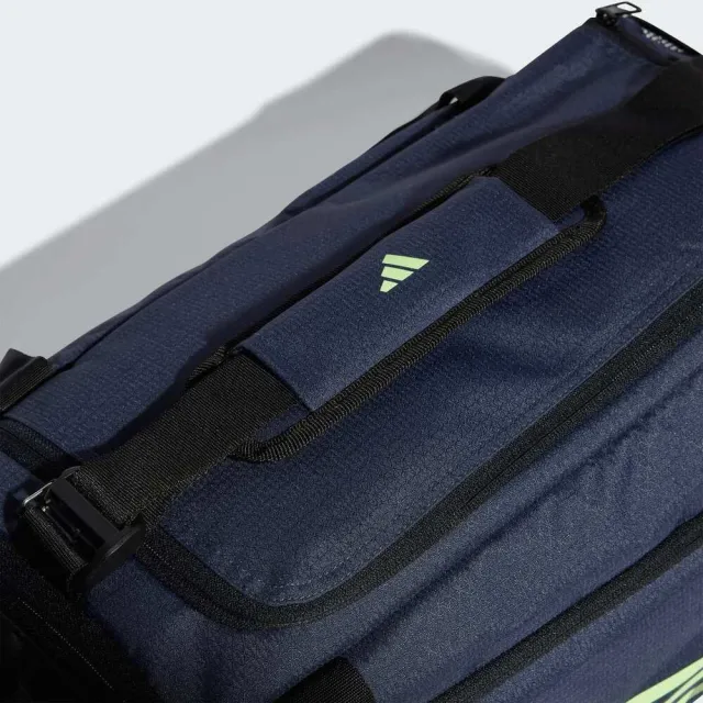 【adidas 愛迪達】Tr Duffle S 側背包 肩背 斜背 深藍 小型旅行包 獨立鞋袋(IR9821)
