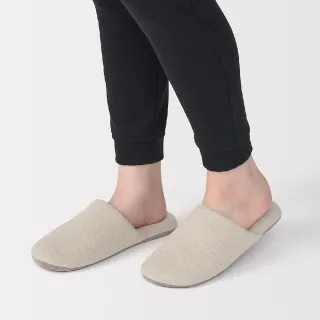 【MUJI 無印良品】柔軟拖鞋(灰色/淺米/綠色)