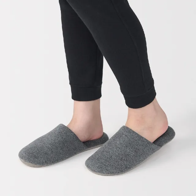 【MUJI 無印良品】柔軟拖鞋(灰色/淺米/綠色)