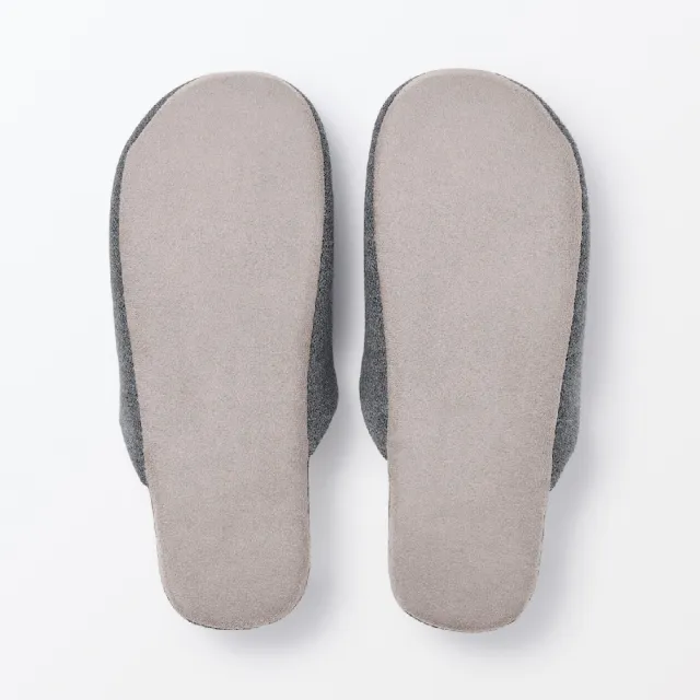 【MUJI 無印良品】柔軟拖鞋(灰色/淺米/綠色)