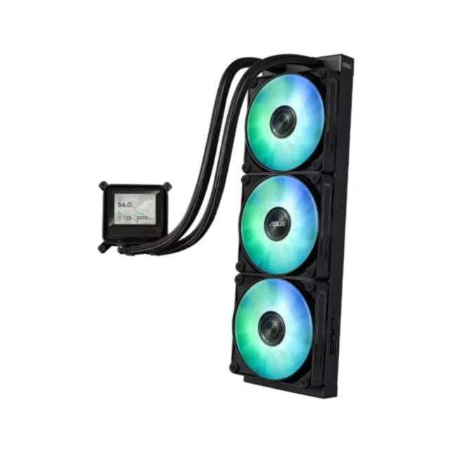 【ASUS 華碩】AYW Gaming LC 360 ARGB LCD 一體式 CPU 水冷散熱器 - 黑(AYW-GAMING-LC-360-ARGB-L-B)