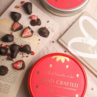 【MyDearStrawberries】超薄層手工黑巧白巧草莓4盒超值組 每盒10入獨立袋裝(草莓巧克力/送禮推薦/伴手禮)