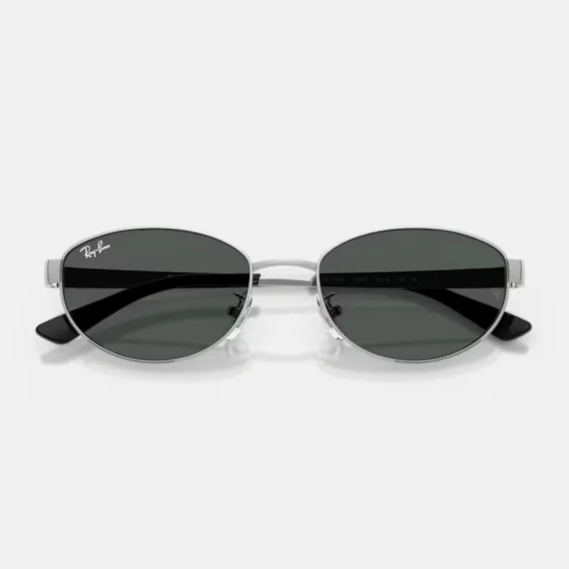 【RayBan 雷朋】橢圓金屬抗UV太陽眼鏡(RB3774D-003/87、001/73、001/87 55mm)