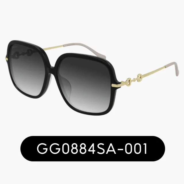 【GUCCI 古馳】限時特降↘時髦必備抗UV太陽眼鏡組合(GG0443S、GG0511SA、GG0884SA、GG0889S 多款任選)
