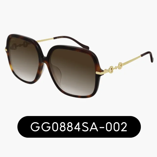 【GUCCI 古馳】限時特降↘時髦必備太陽眼鏡組合(GG0443S、GG0511SA、GG0884SA、GG0889S 多款任選)