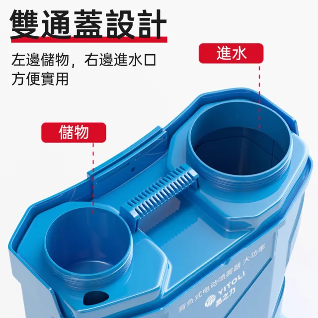 【ZHIPU 芝浦】芝浦 20L背負式電動噴霧器 強勁噴射 霧化均勻(高壓鋰電打藥機 噴霧器 噴霧機 農藥噴壺)