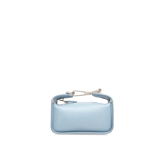 【BALLY】官方直送 BALLY淺藍牛皮女士斜背包