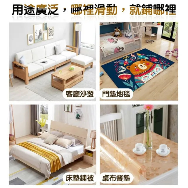 【ROYAL LIFE 皇室生活】萬用PVC網格可裁止滑墊-70x200cm 2入組(止滑墊/防滑網/墊布/防滑墊/襯底/地毯防滑)