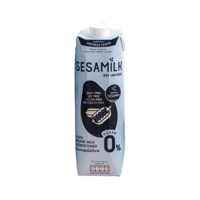 即期品【SESAMILK 早芝道】無糖黑/白芝麻奶(1000ml)