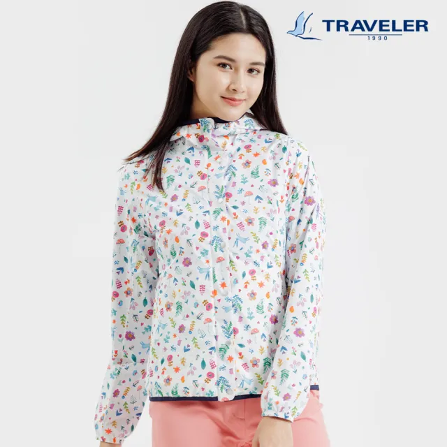 【TRAVELER 旅行者】女款防水抗UV外套_231TR104.103(防水外套/抗UV外套)