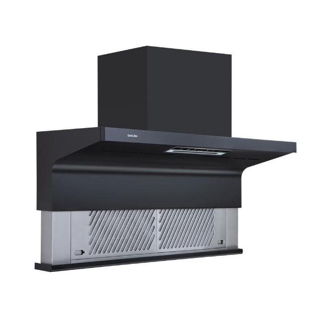 【SAKURA 櫻花】AI風控近吸隱藏除油煙機_升降款全隱藏DR7396H(火速安裝-官方直營)