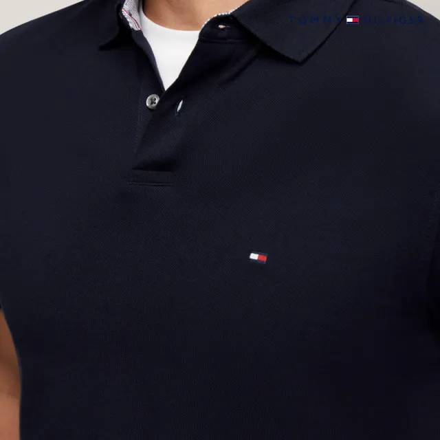 【TOMMY HILFIGER】官方旗艦館 1985 系列標準版型 Polo 恤_藍色