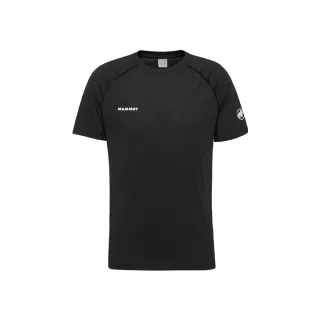 【Mammut 長毛象】Ducan FL T-Shirt AF Men 抗菌短袖排汗衣 黑色 男款 #1017-07380