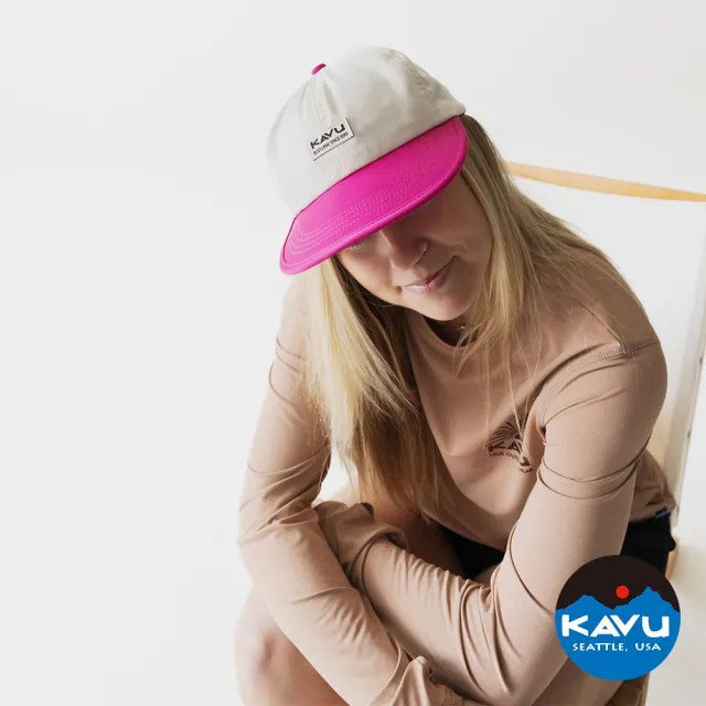 【KAVU】Sunlite Crew 防曬長袖排汗衣 女款 烤糖棕 #2266