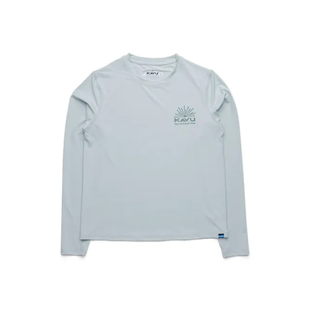 【KAVU】Sunlite Crew 防曬長袖排汗衣 女款 天空薄荷 #2266